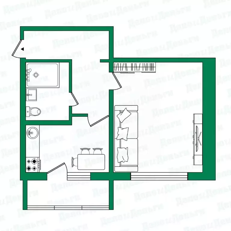 1-к кв. Кировская область, Киров Красный Химик мкр, ул. Красный Химик, ... - Фото 1