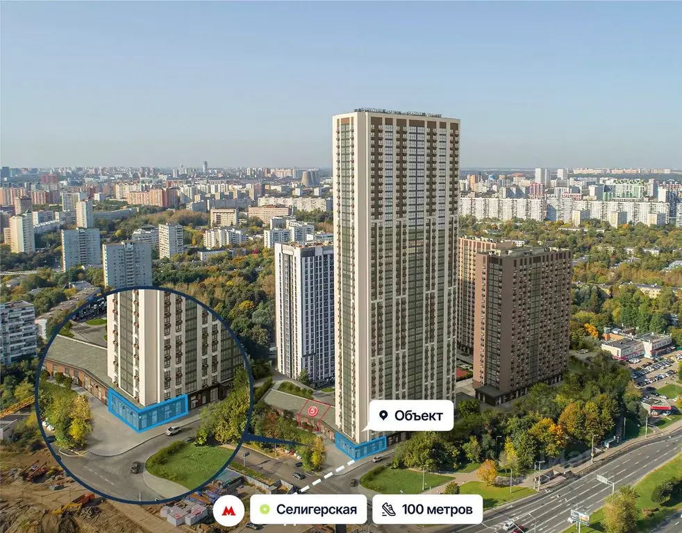 Торговая площадь в Москва Дмитровское ш., вл89 (57 м) - Фото 1