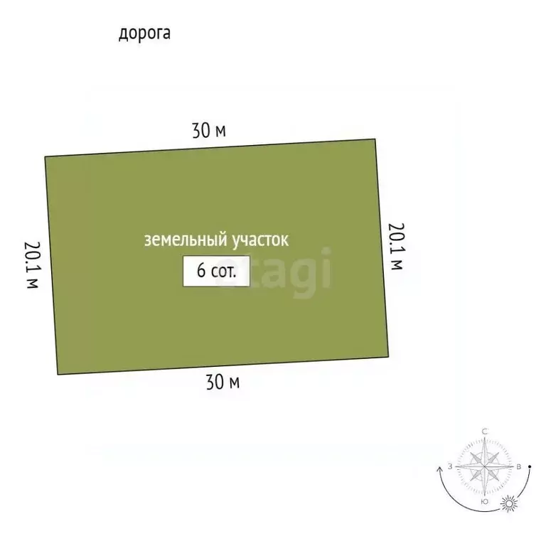 Участок в Крым, Симферопольский район, с. Мирное ул. Руслана Казакова ... - Фото 2