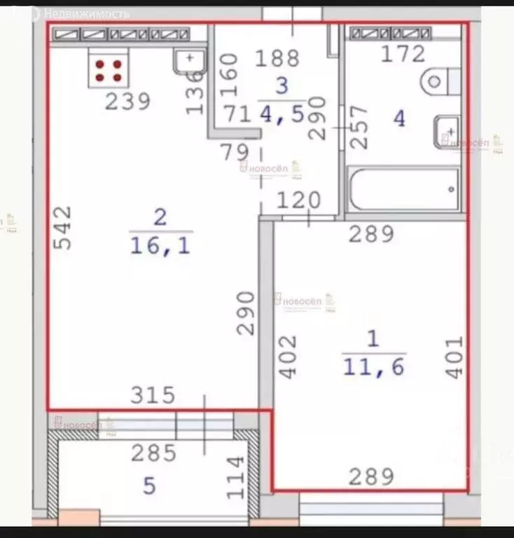 1-комнатная квартира: Екатеринбург, улица Николая Кичигина, 7 (38.8 м) - Фото 1