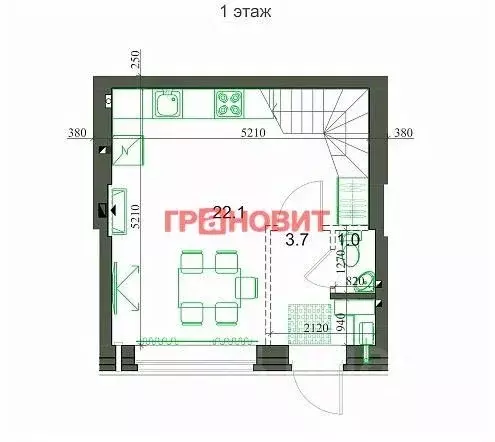 Таунхаус в Новосибирская область, Новосибирский район, Мичуринский ... - Фото 1