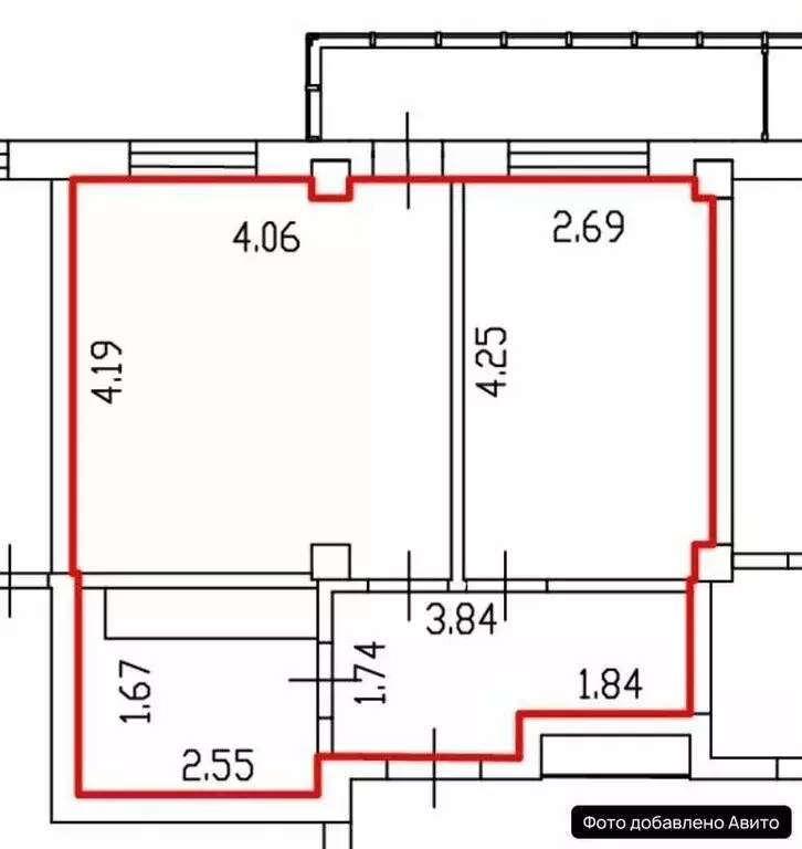 1-комнатная квартира: Тюмень, улица Валентины Трофимовой, 8 (38 м) - Фото 1