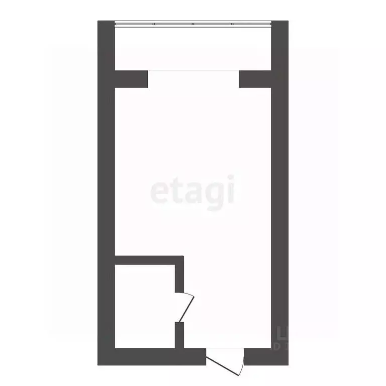 Студия Амурская область, Благовещенск Заводская ул., 31 (19.8 м) - Фото 1