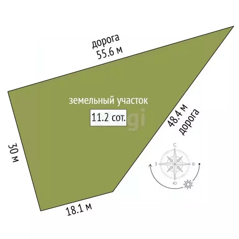 Участок в Камчатский край, Петропавловск-Камчатский пос. Заозерный, ... - Фото 1