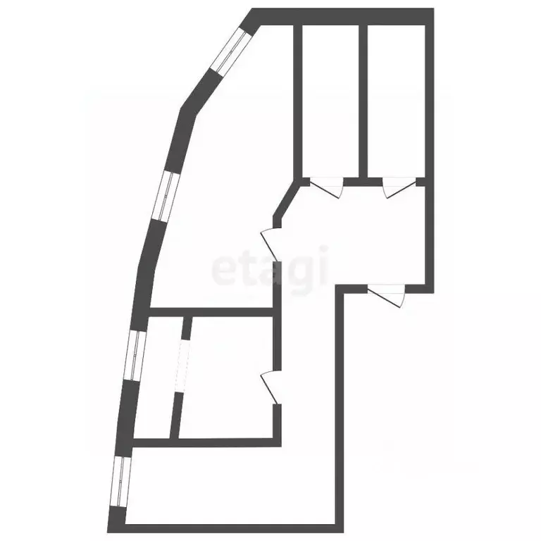 3-к кв. Тюменская область, Тюмень Профсоюзная ул., 56 (96.2 м) - Фото 2