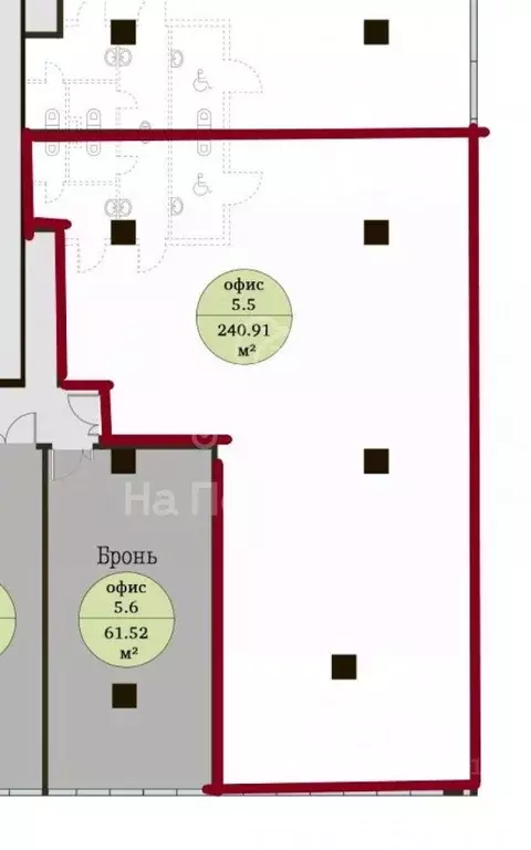 Офис в Москва ул. Неверовского, 10 (241 м) - Фото 2