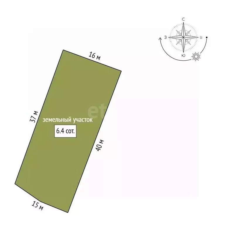 Участок в Амурская область, Благовещенск Василек СНТ, 3 (6.4 сот.) - Фото 1