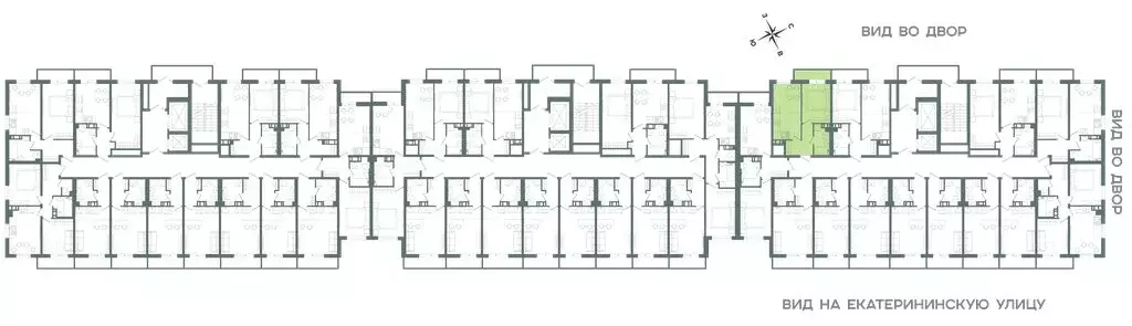 1-комнатная квартира: Мурино, Екатерининская улица, 11 (30.1 м) - Фото 1