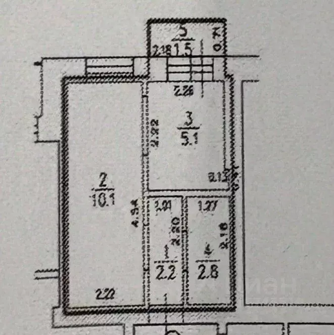 1-к кв. Калининградская область, Гурьевск ул. Байдукова, 1Л (20.2 м) - Фото 2