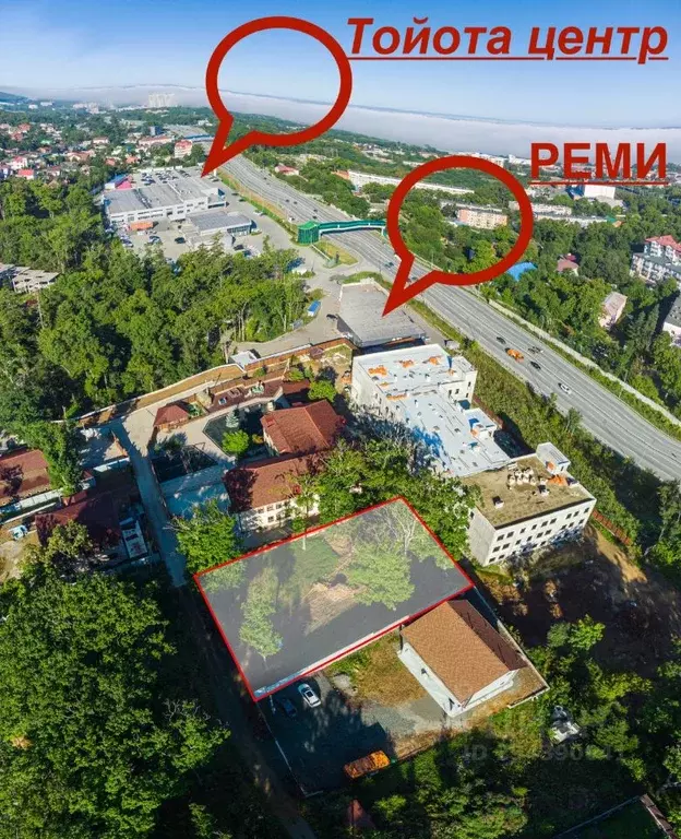 Участок в Приморский край, Владивосток ул. Куинджи, 2 (13.53 сот.) - Фото 0