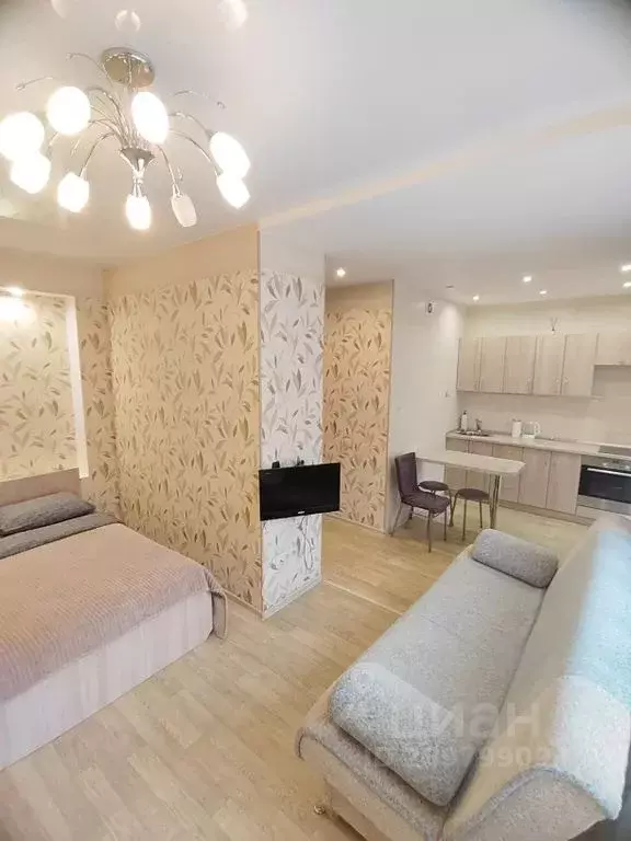 Студия Иркутская область, Иркутск ул. Дыбовского, 8/11 (31.0 м) - Фото 1