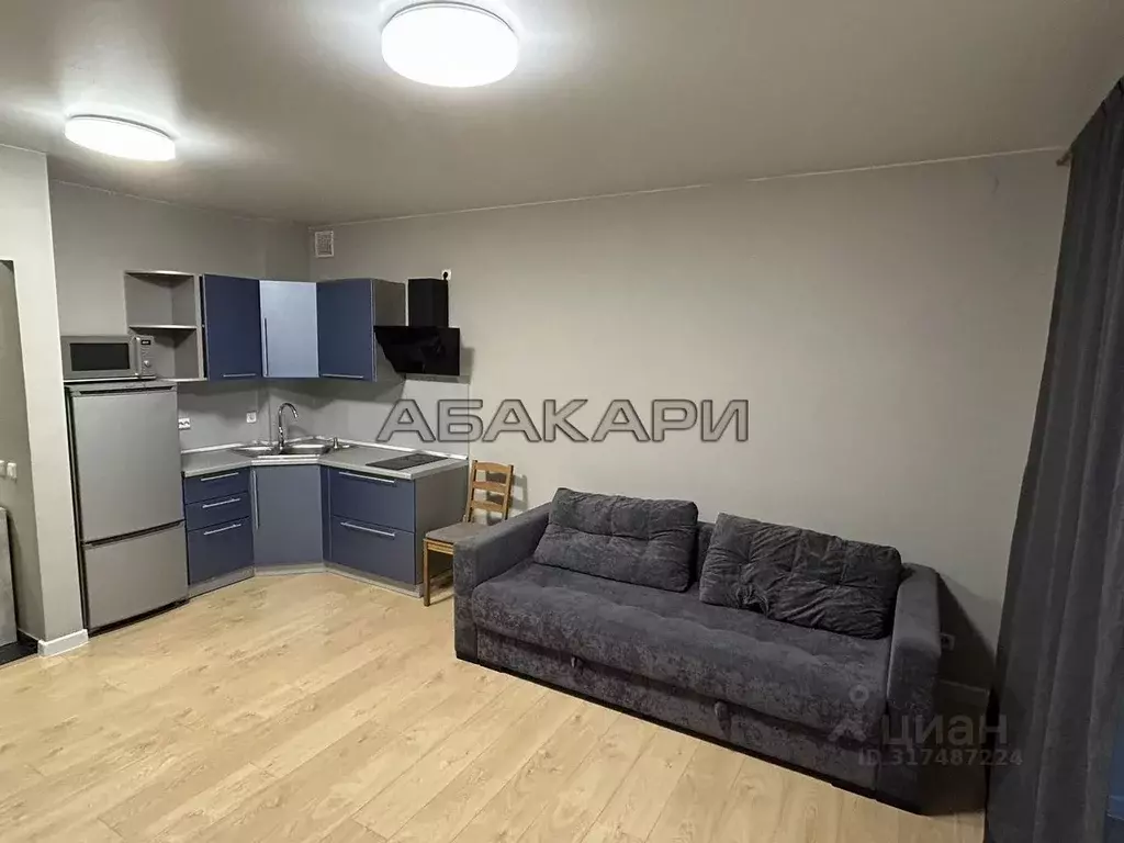 Студия Красноярский край, Красноярск Краснодарская ул., 40/4 (28.0 м) - Фото 1