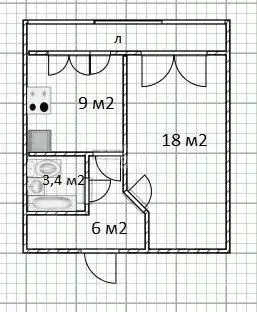 1-к кв. Ульяновская область, Ульяновск ул. Шигаева, 4 (36.0 м) - Фото 1