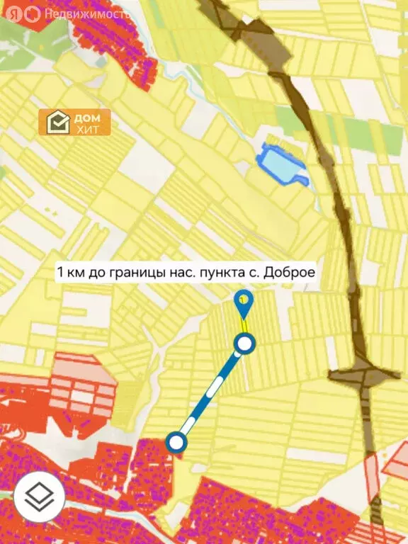 Участок в Симферопольский район, село Доброе (200 м) - Фото 2