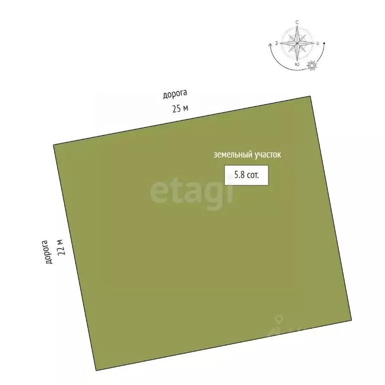 Участок в Ростовская область, Багаевский район, Манычское с/пос, ... - Фото 2