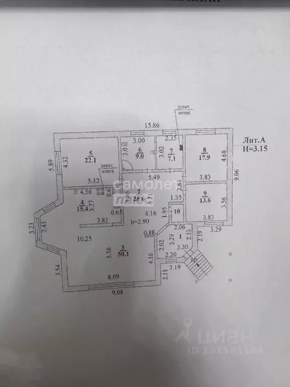 Дом в Липецкая область, Липецк Ботаническая ул., 25 (175 м) - Фото 2