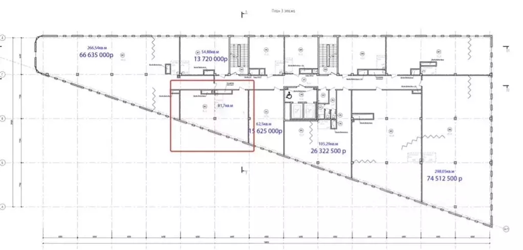 Помещение свободного назначения в Санкт-Петербург Гранитная ул., 51 ... - Фото 1