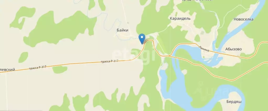 Участок в Башкортостан, Караидельский район, Байкинский сельсовет, с. ... - Фото 2