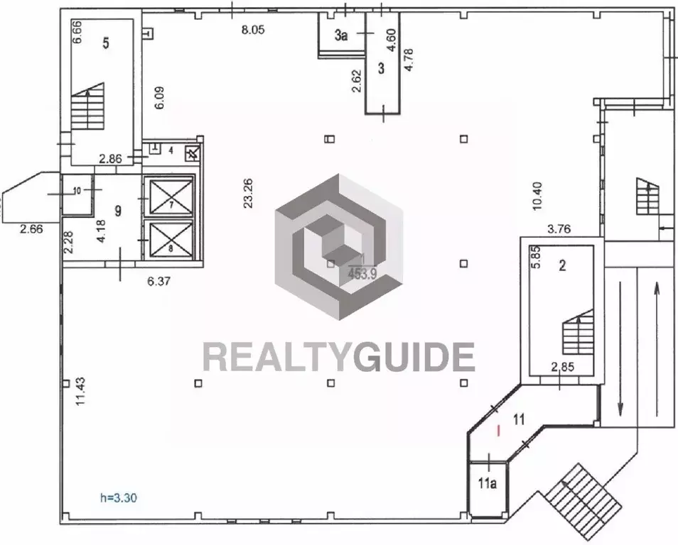 Торговая площадь в Москва 2А Ленина-Дачного кв-л,  (1135 м) - Фото 2