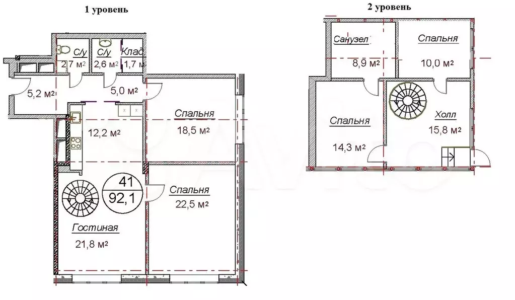 5-к. квартира, 133 м, 8/9 эт. - Фото 0