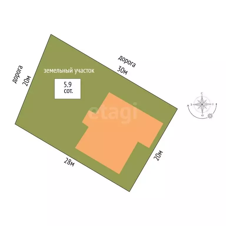 Дом в село Шалушка, Рябиновая улица (133 м) - Фото 2