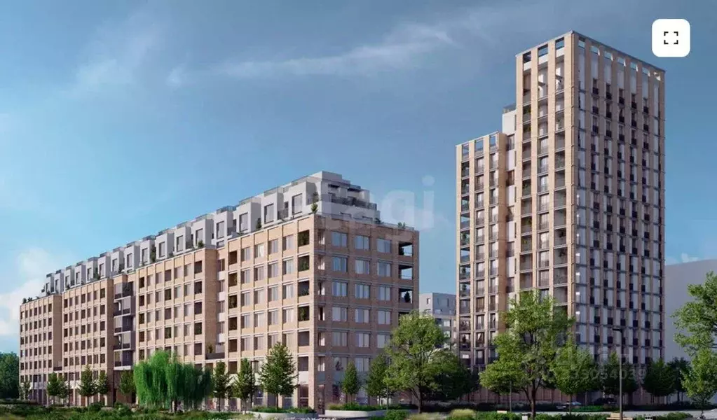 2-к кв. Тюменская область, Тюмень ул. Муравленко, 9к1 (61.07 м) - Фото 1