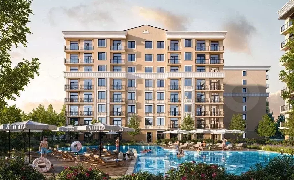 Апартаменты-студия, 25,9 м, 4/8 эт. - Фото 1