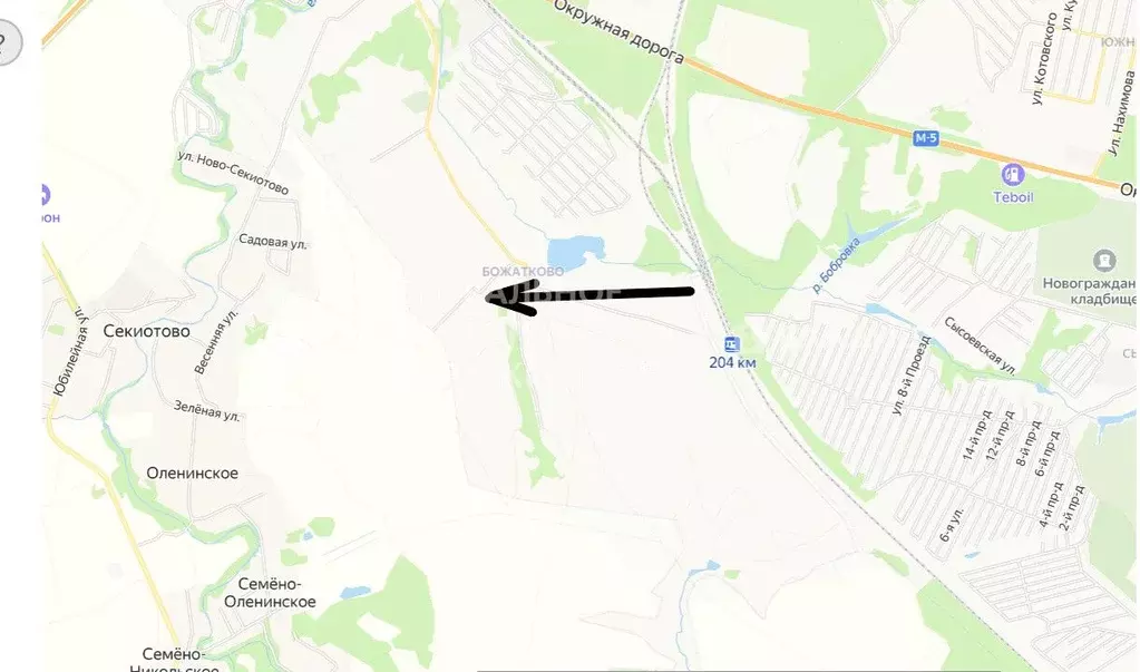 Участок в Рязанская область, Рязань пос. Божатково,  (8.0 сот.) - Фото 1