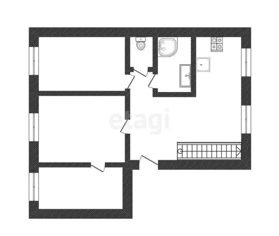 4-комнатная квартира: Нальчик, проспект Ленина, 48 (142 м) - Фото 0