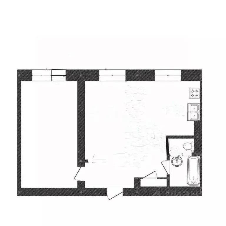 2-к кв. Иркутская область, Иркутск Депутатская ул., 11 (42.2 м) - Фото 2