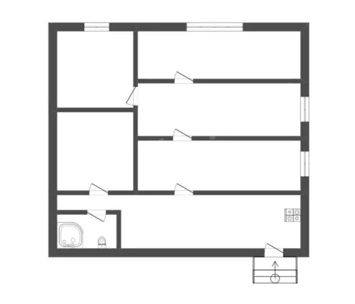 Дом в Борисоглебск, улица Шевченко (67 м) - Фото 1