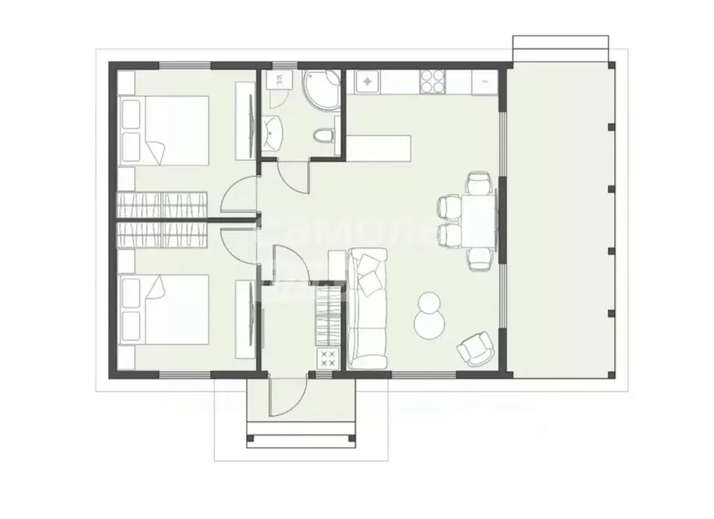 Дом в Московская область, Наро-Фоминский городской округ, д. Любаново ... - Фото 2