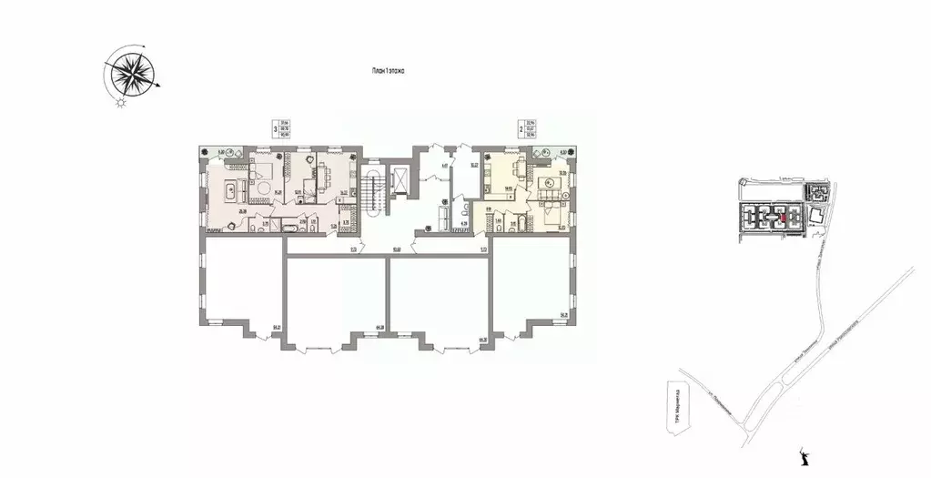 2-к кв. Волгоградская область, Волгоград ул. Землячки, 84/4 (52.96 м) - Фото 0