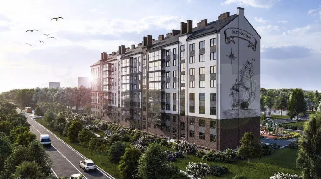 2-к. квартира, 59,5 м, 4/8 эт. - Фото 0
