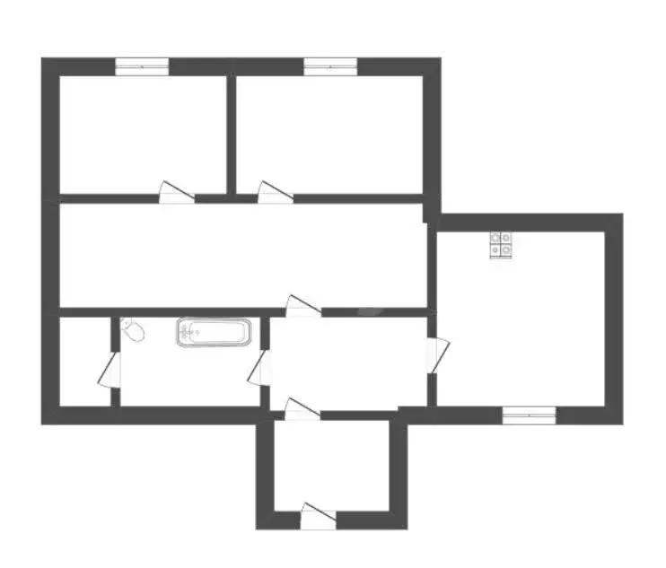 Дом в Борисоглебск, улица Чапаева (50.5 м) - Фото 1