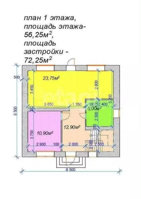 Дом 112 м на участке 12 сот. - Фото 1