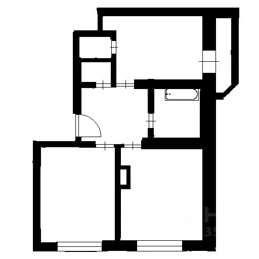 2-к кв. Санкт-Петербург Будапештская ул., 102 (65.0 м) - Фото 1