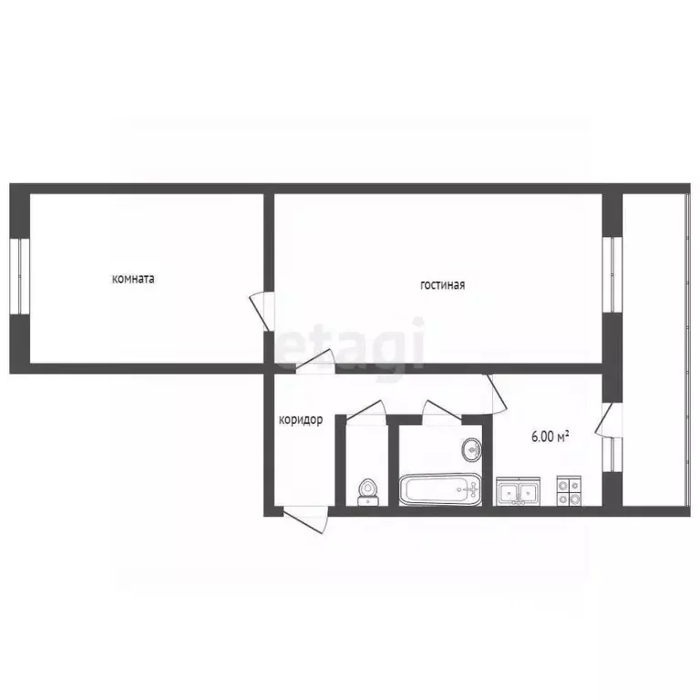 2-к кв. Краснодарский край, Геленджик ул. Мичурина, 29 (53.0 м) - Фото 1