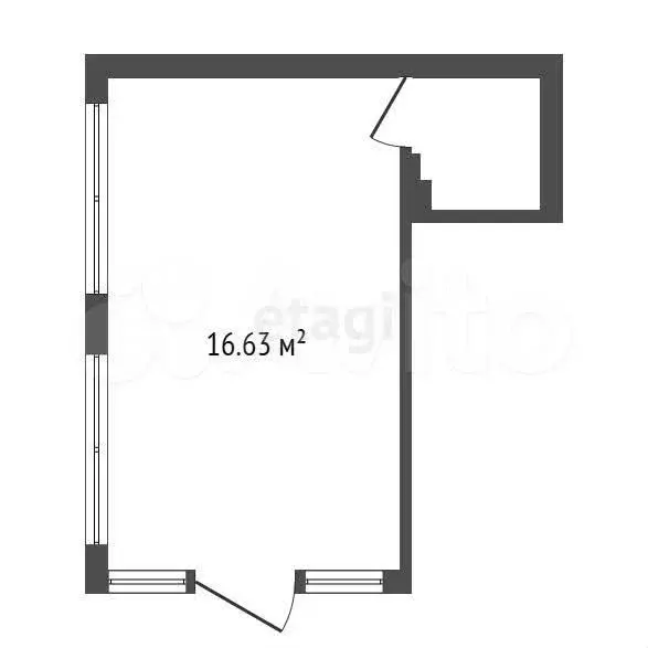 Продам помещение свободного назначения, 16.63 м - Фото 0