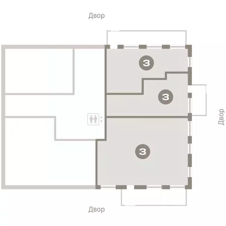 3-к кв. Свердловская область, Екатеринбург Эльмаш жилрайон, пер. ... - Фото 2