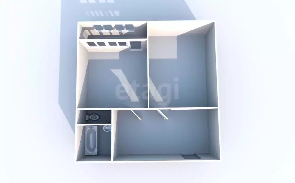 1-к кв. Сахалинская область, Долинск ул. Севастьянова, 3 (38.5 м) - Фото 1