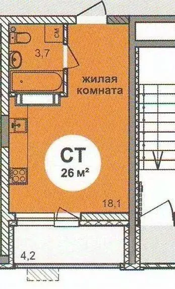 Студия Нижегородская область, Нижний Новгород ул. Родионова, 202/2 ... - Фото 1