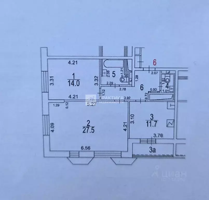 2-к кв. Москва Чоботовская ул., 2А (66.3 м) - Фото 2