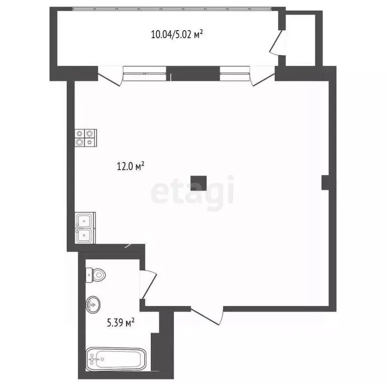 1-к кв. Омская область, Омск просп. Королева, 7 (49.5 м) - Фото 1