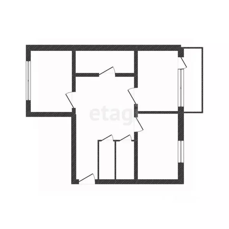 2-к кв. Белгородская область, Шебекино ул. Свободы, 35 (47.7 м) - Фото 1