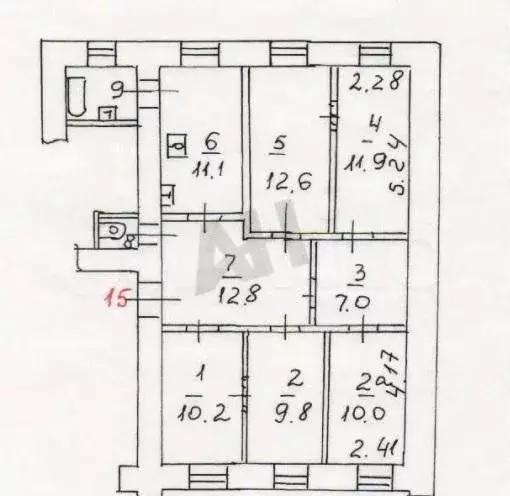 Продажа (ПСН) пл. 89 м2 м. Трубная в цао в - Фото 1