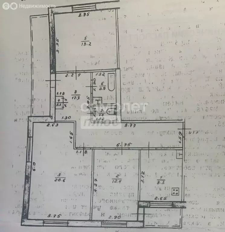 3-комнатная квартира: Уфа, Транспортная улица, 26/6 (76.4 м) - Фото 1