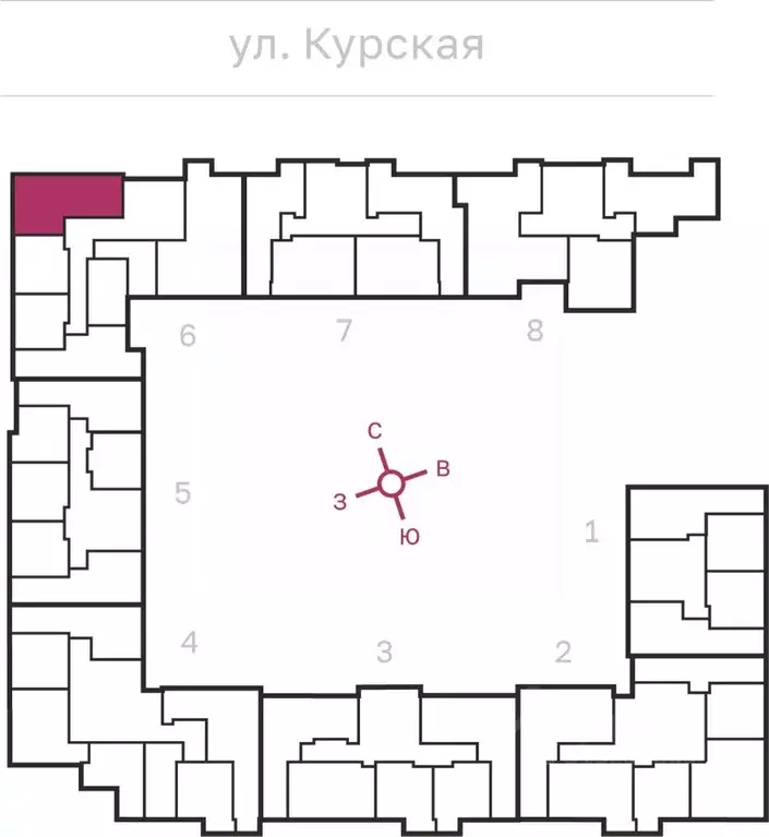 3-к кв. Санкт-Петербург Курская ул., 27 (73.6 м) - Фото 1