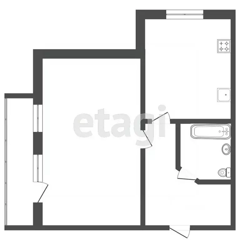 1-к кв. Тверская область, Тверь пер. Трудолюбия, 34 (36.0 м) - Фото 2