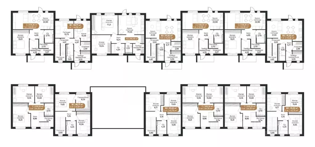 Таунхаус в Ленинградская область, Всеволожск ш. Южное (91 м) - Фото 2